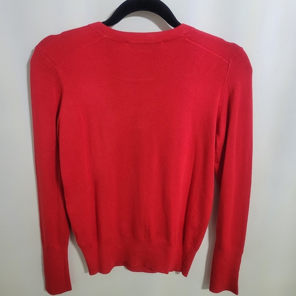 Zara Red Long Sleeve Sweater, Size M - Picture 3 of 7